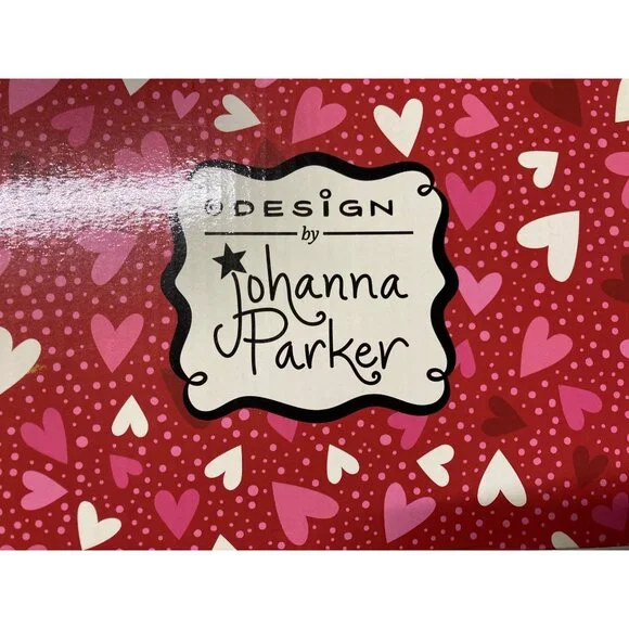 Johanna Parker Design Ceramic Sugar & Creamer Set Festive Holiday Cups Lot 6 New - Picture 8 of 14